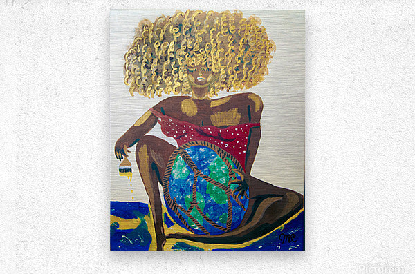 Brushed Metal Print