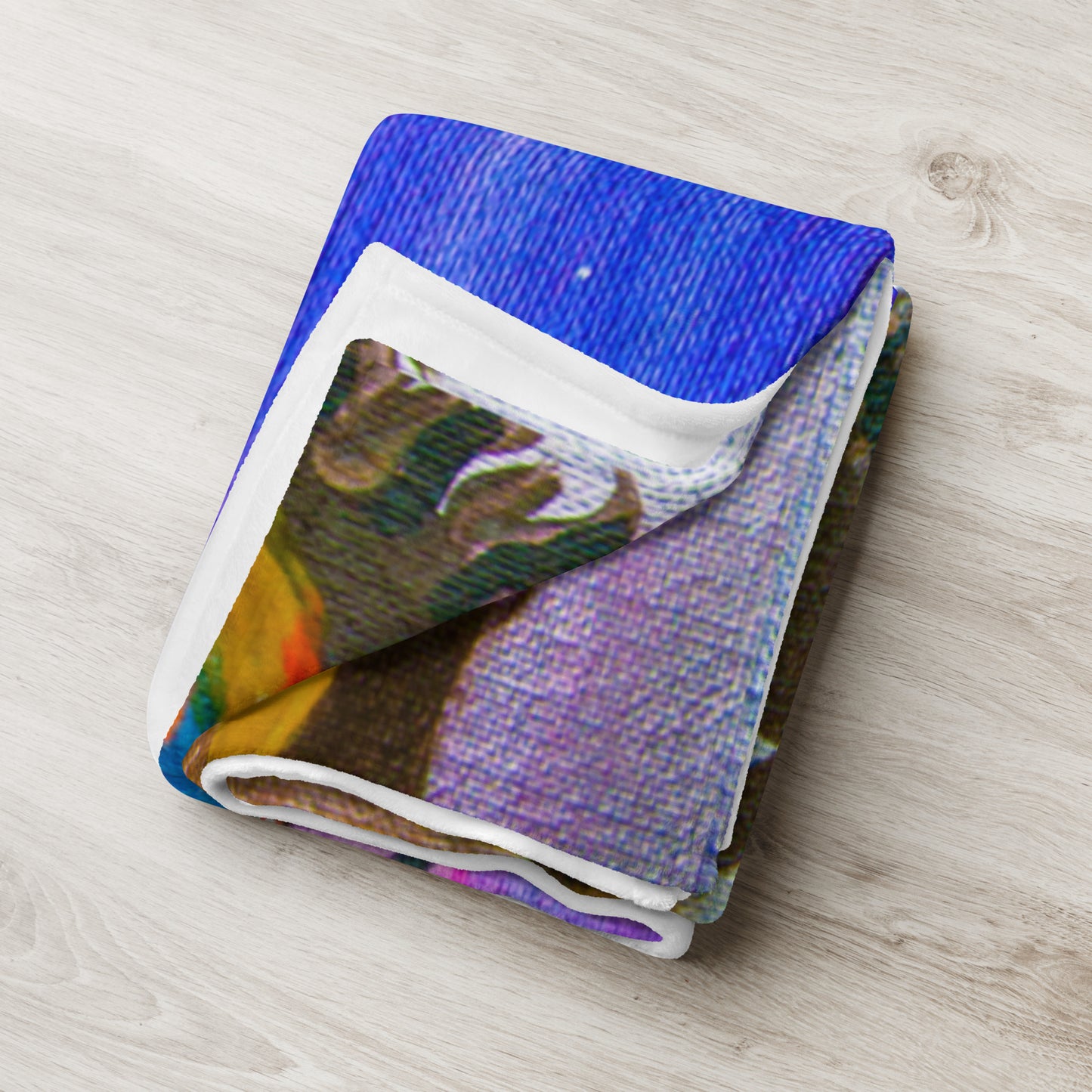 Abstract Mother Throw Blanket