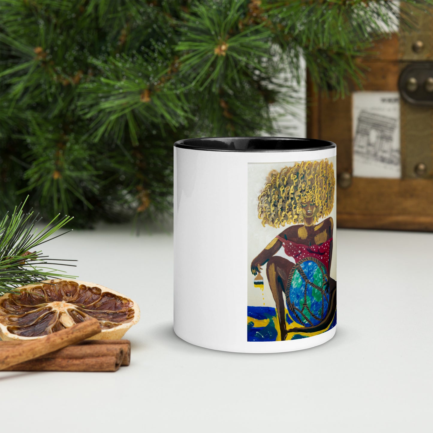 Mother Earth Mug with Color Inside