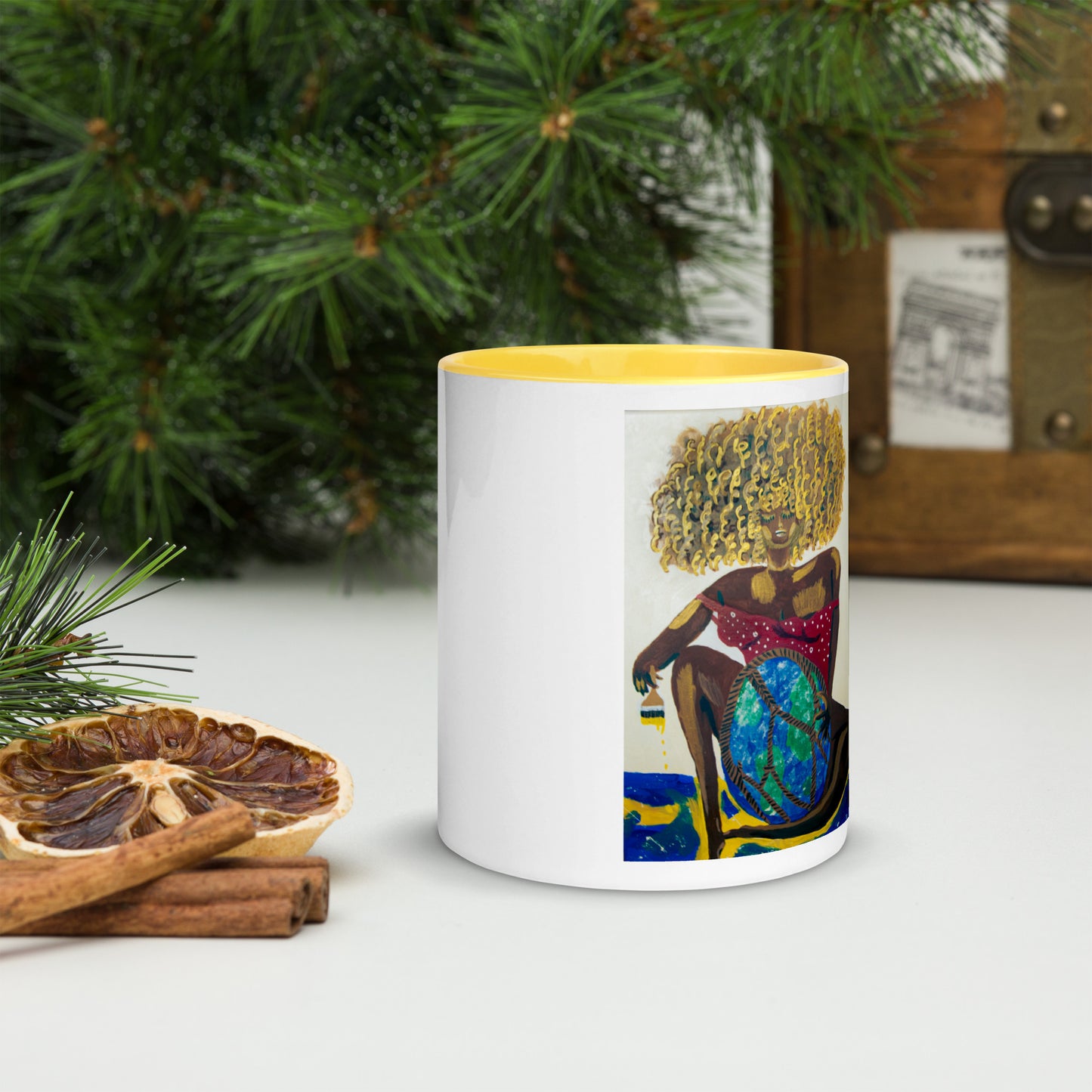 Mother Earth Mug with Color Inside