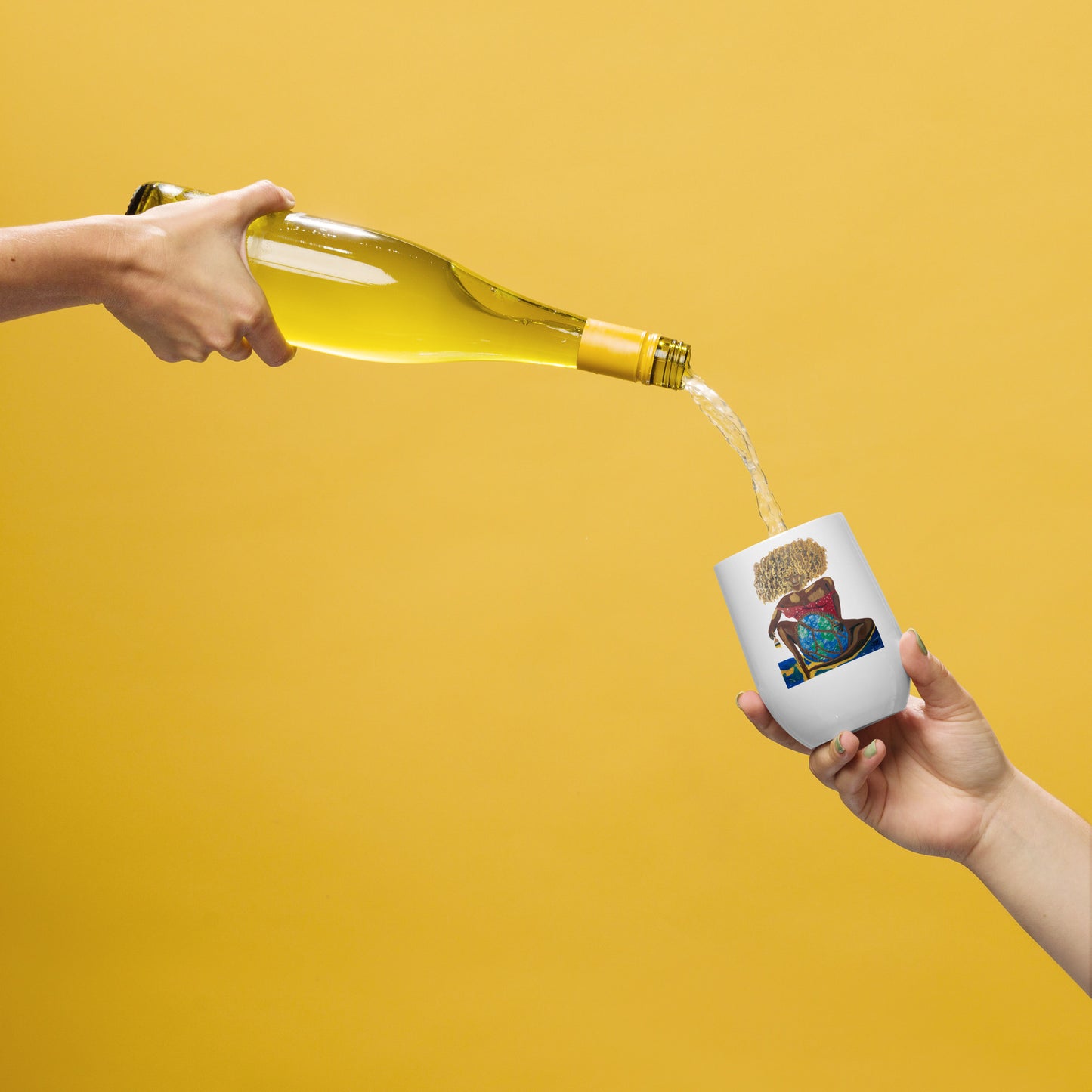 Mother Earth Wine tumbler