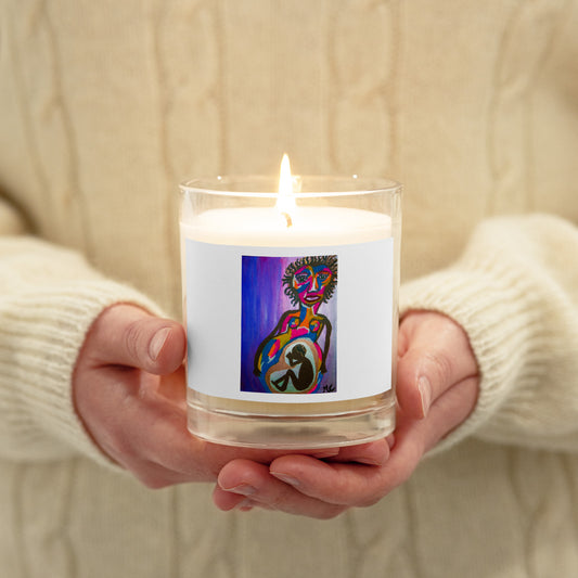 ABSTRACT MOTHER Glass jar soy wax candle