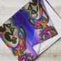Abstract Mother Throw Blanket