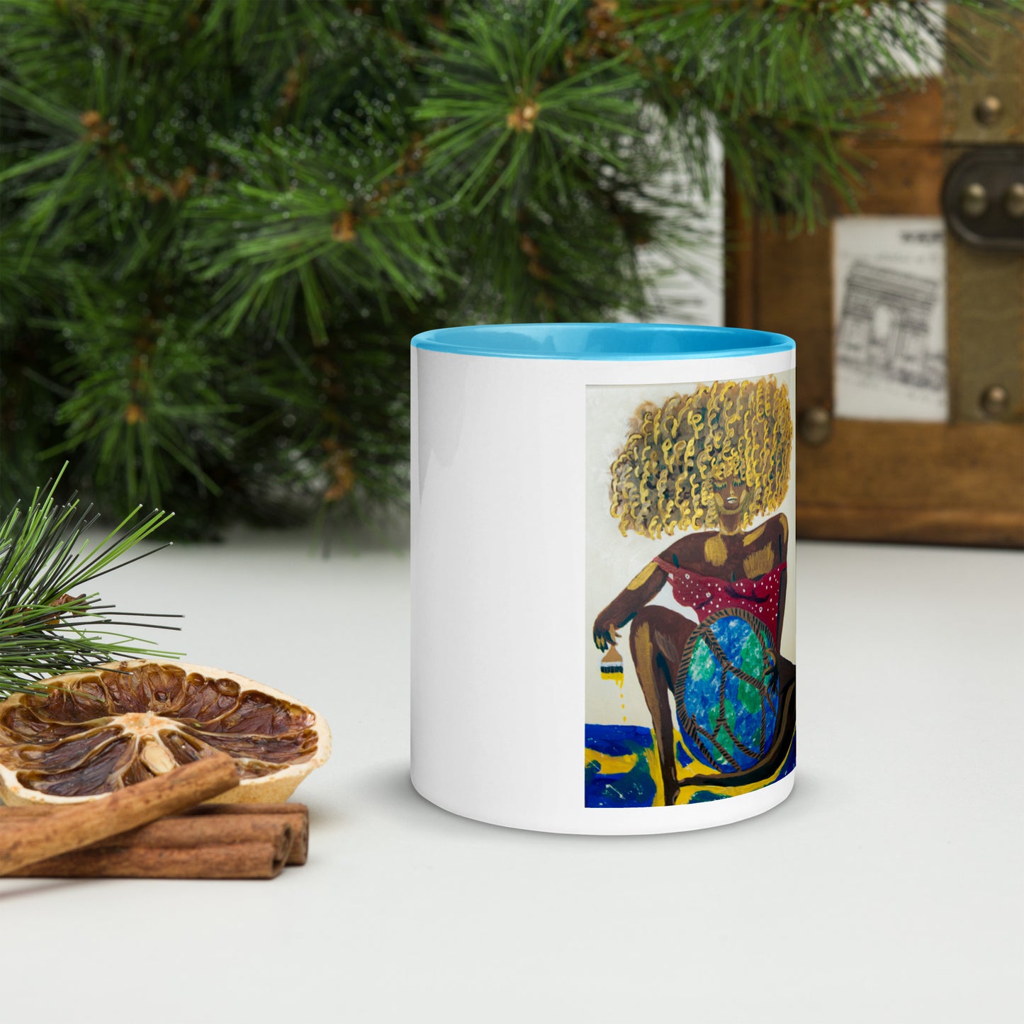 Mother Earth Mug with Color Inside