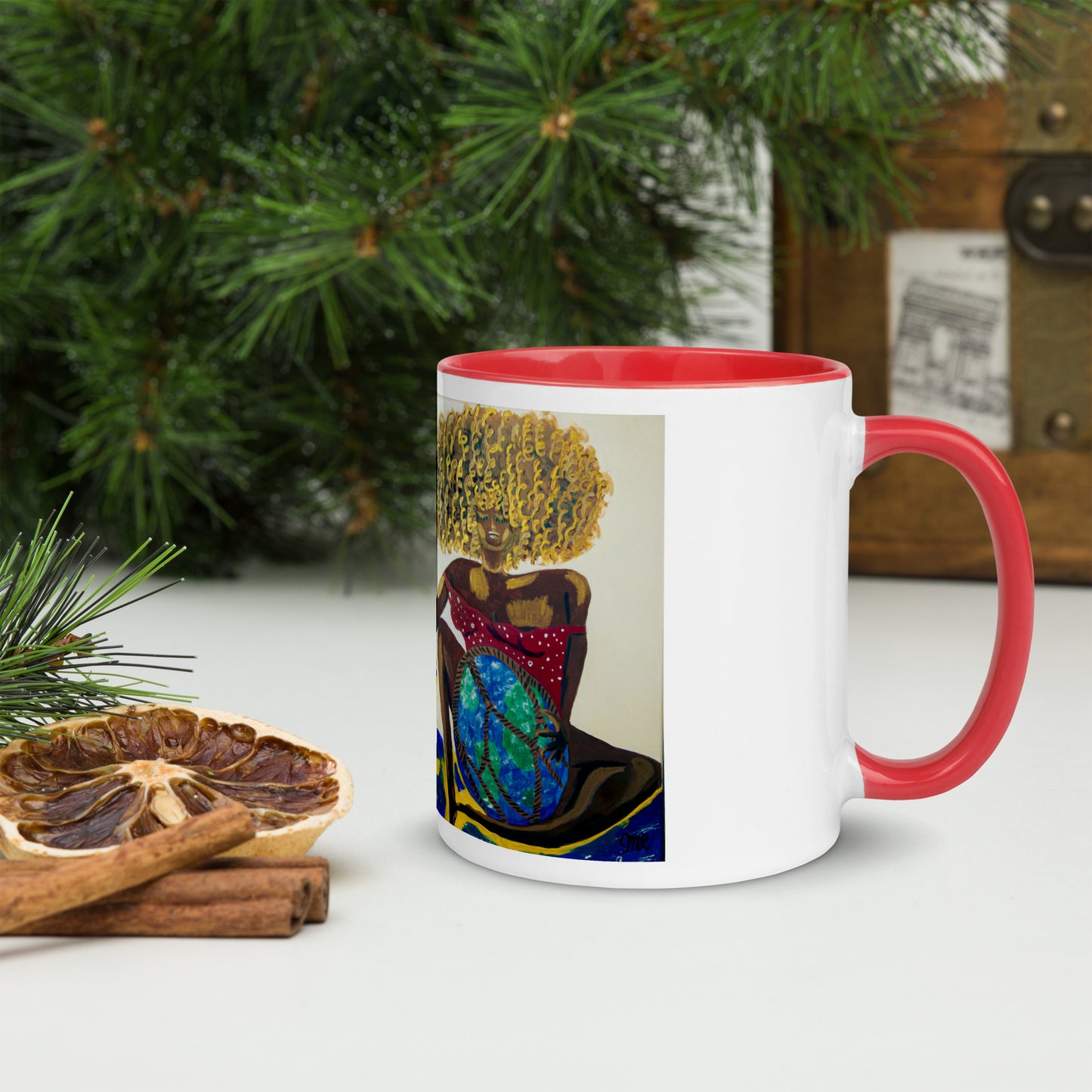 Mother Earth Mug with Color Inside
