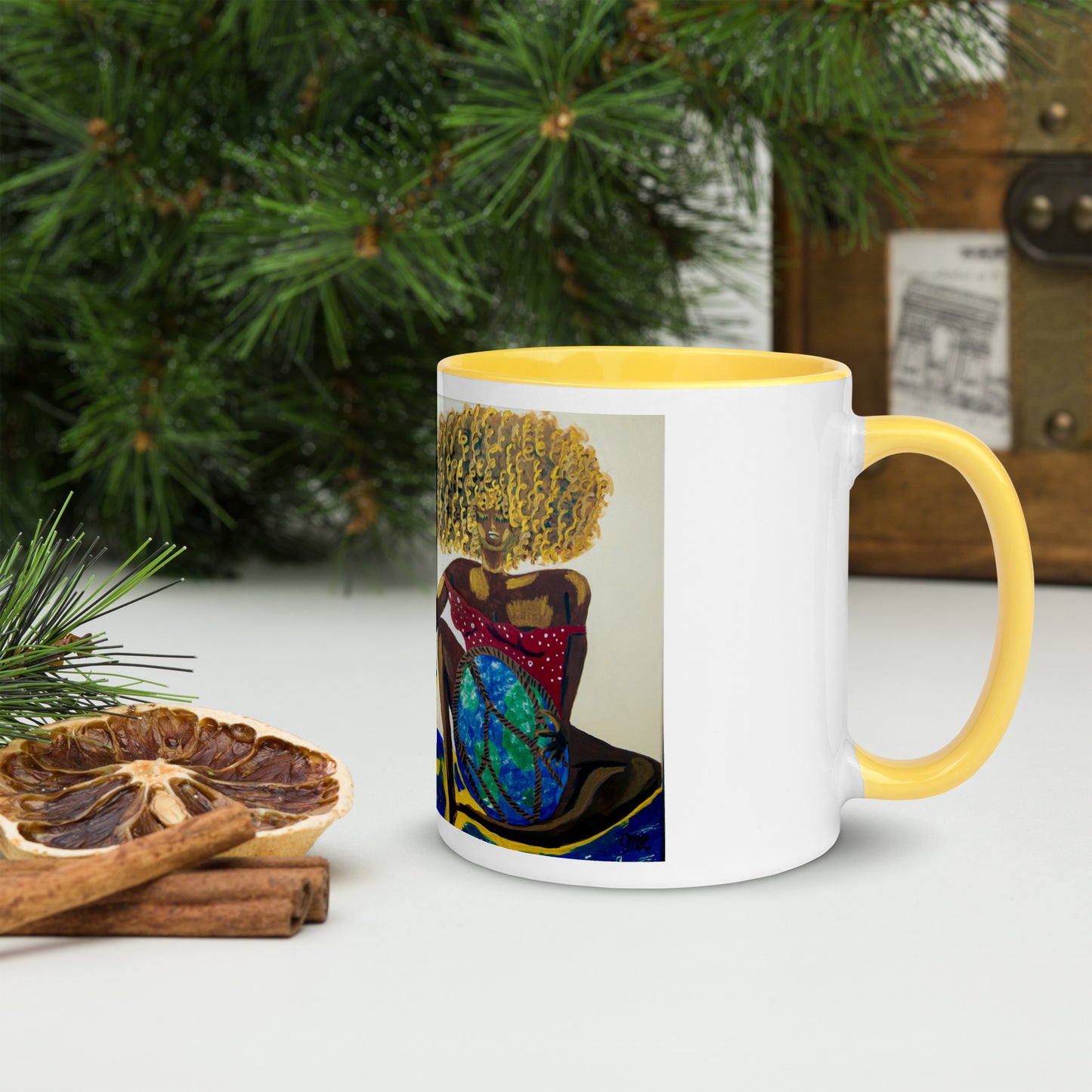 Mother Earth Mug with Color Inside